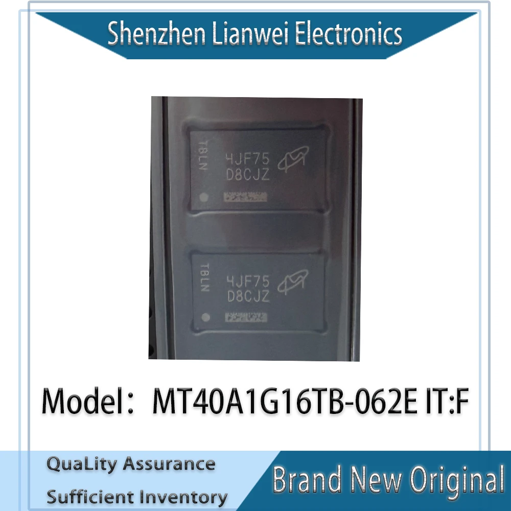

100% New Original D8CJZ MT40A1G16TB-062E IT:F MT40A1G16TB-062E MT40A1G16TB DRAMR IC Chipset FBGA-96