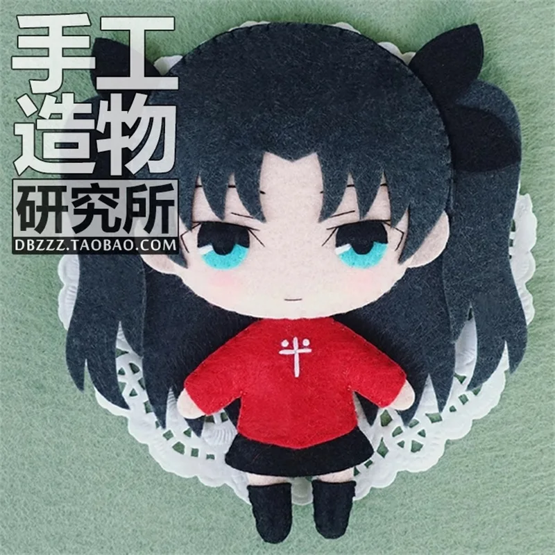 Anime Fate Grand Order Altria Pendragon Tohsaka Rin DIY ręcznie wykonany wisiorek pakiet materiałów FGO Cosplay wisiorek, breloczek pluszowy wystrój