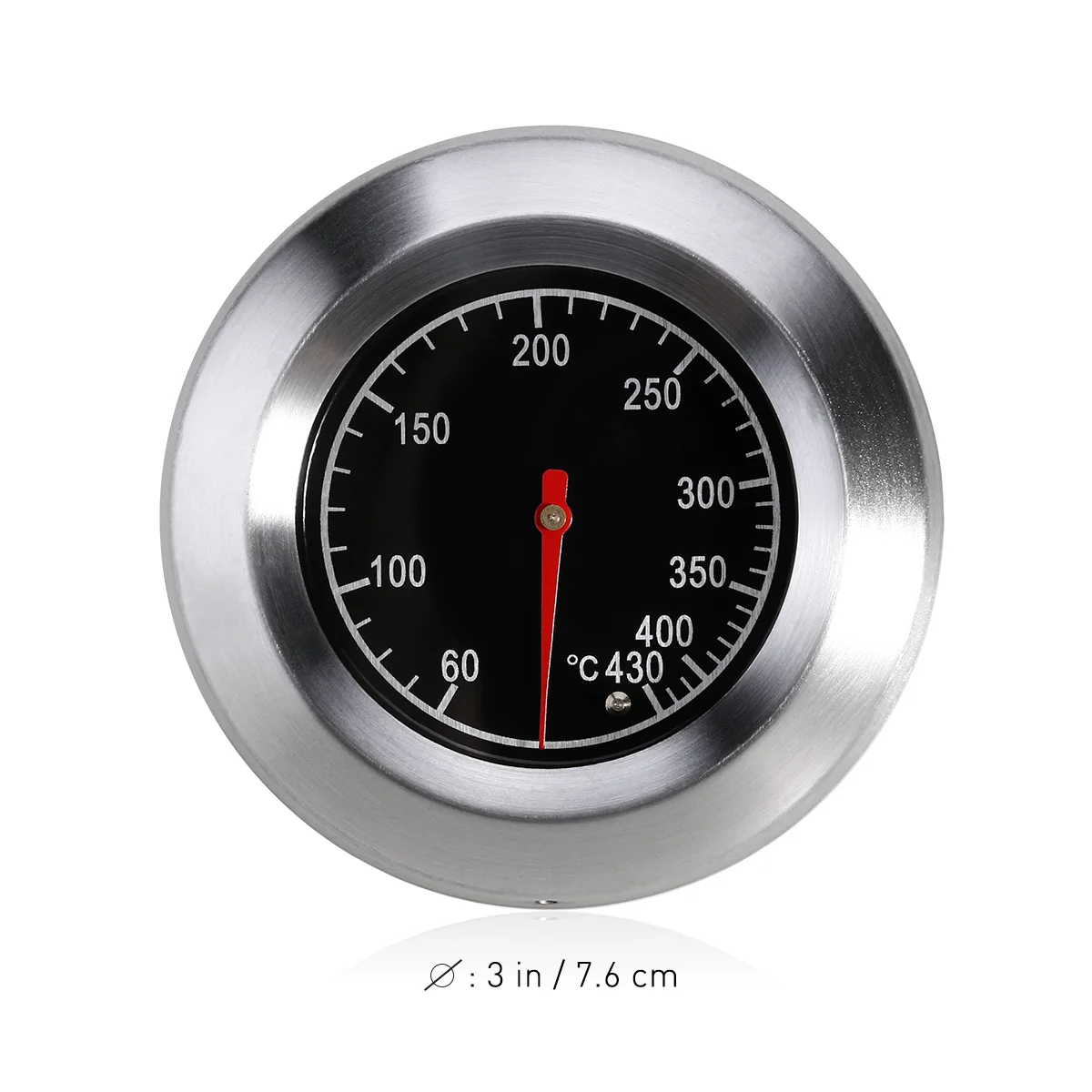 Stainless Steel Thermometer For BBQ Grill Smoker Oven Temperature Gauge Pit Celsius Fahrenheit Easy Installation