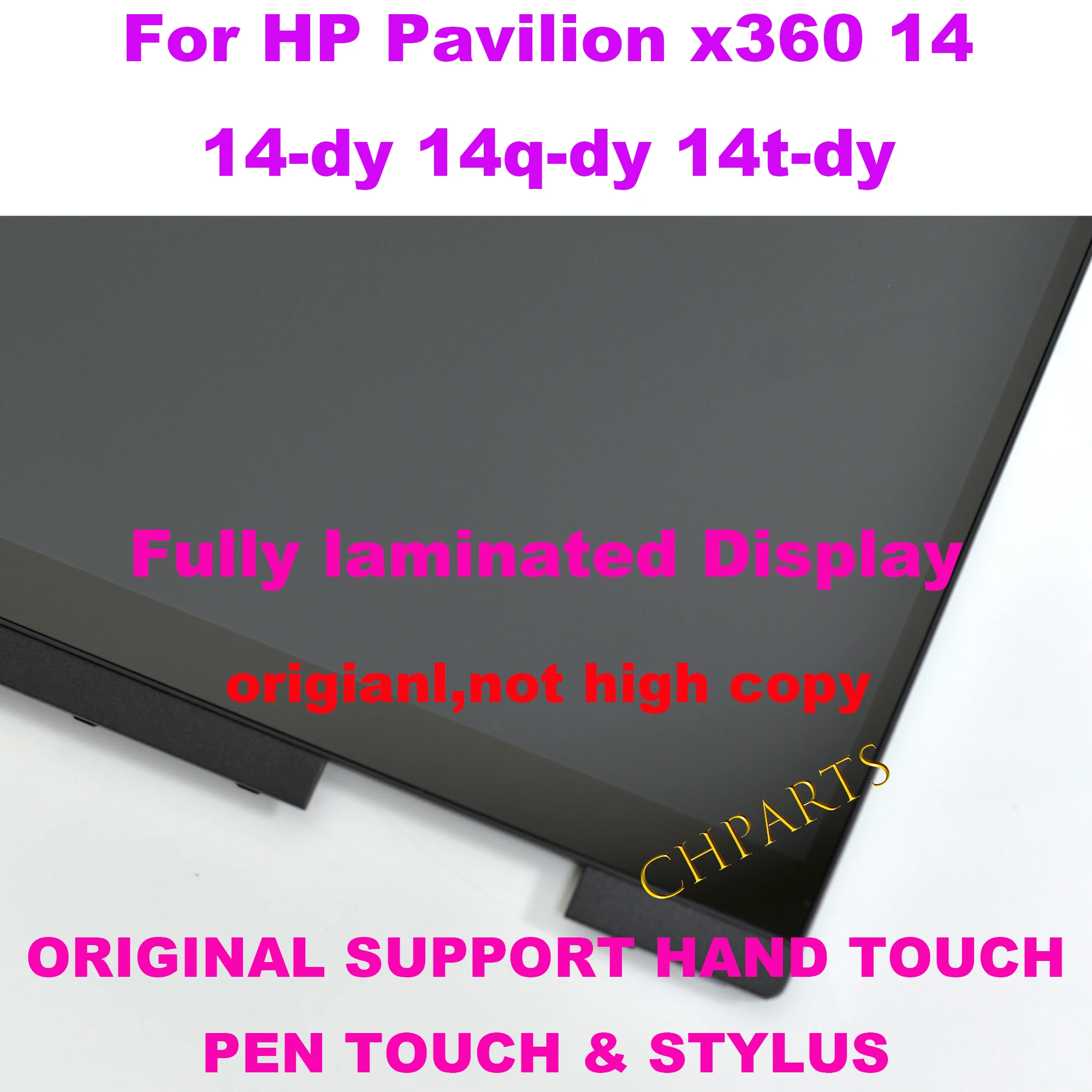 Imagem -05 - Tela Sensível ao Toque Digitador Substituição Montagem Frame hp Pavilion X360 Conversível 14-dy 14m dy 14t-dy