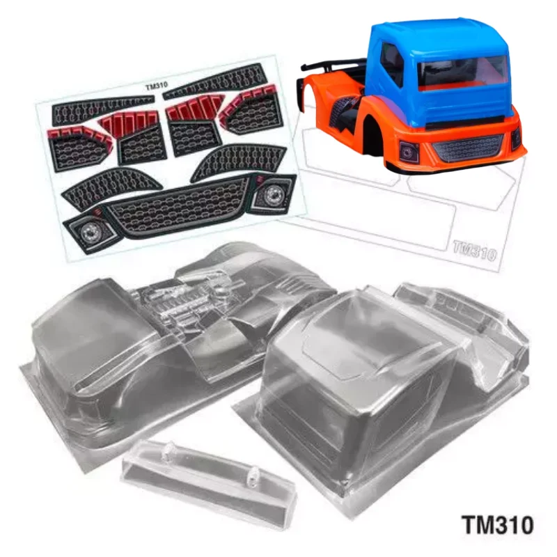 1set 1/10 Truck GT Touring 1:10 M car PC body shell 210mm wheelbase clean RC drift body shell for RC TAMIYA CARTEN M car