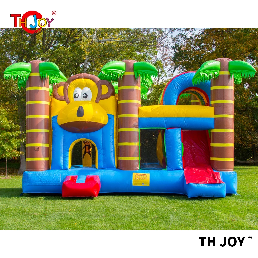 

kids commercial forest monkey inflatable bouncy castle,jumping castle,Inflatable castle,inflatable slide and Bounce House Combos