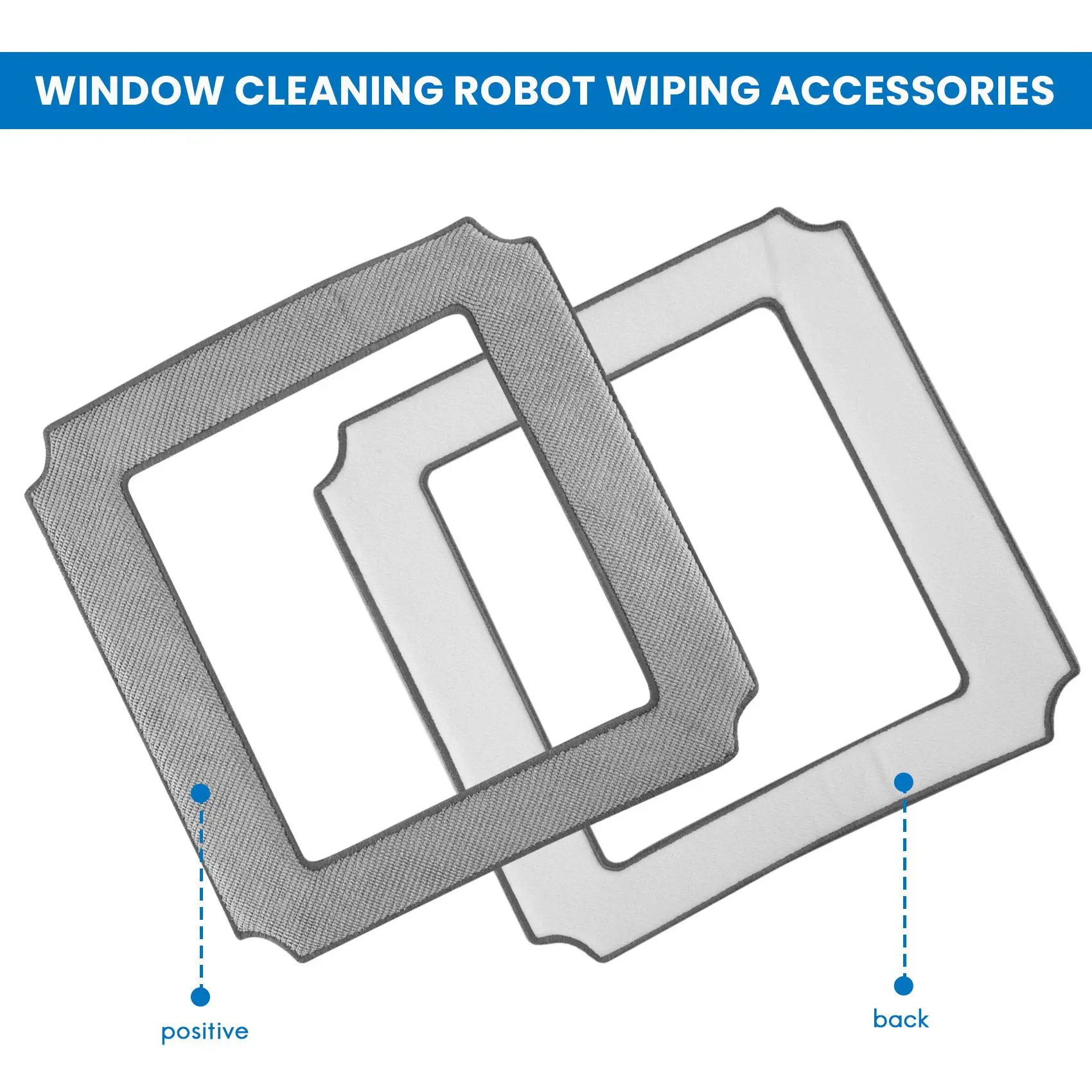 A75X أفضل 5 قطعة ستوكات ممسحة القماش استبدال أجزاء ل Ecovacs الروبوتات Winbot W836 W850 W860 W880 W920 نافذة روبوت لأغراض التنظيف
