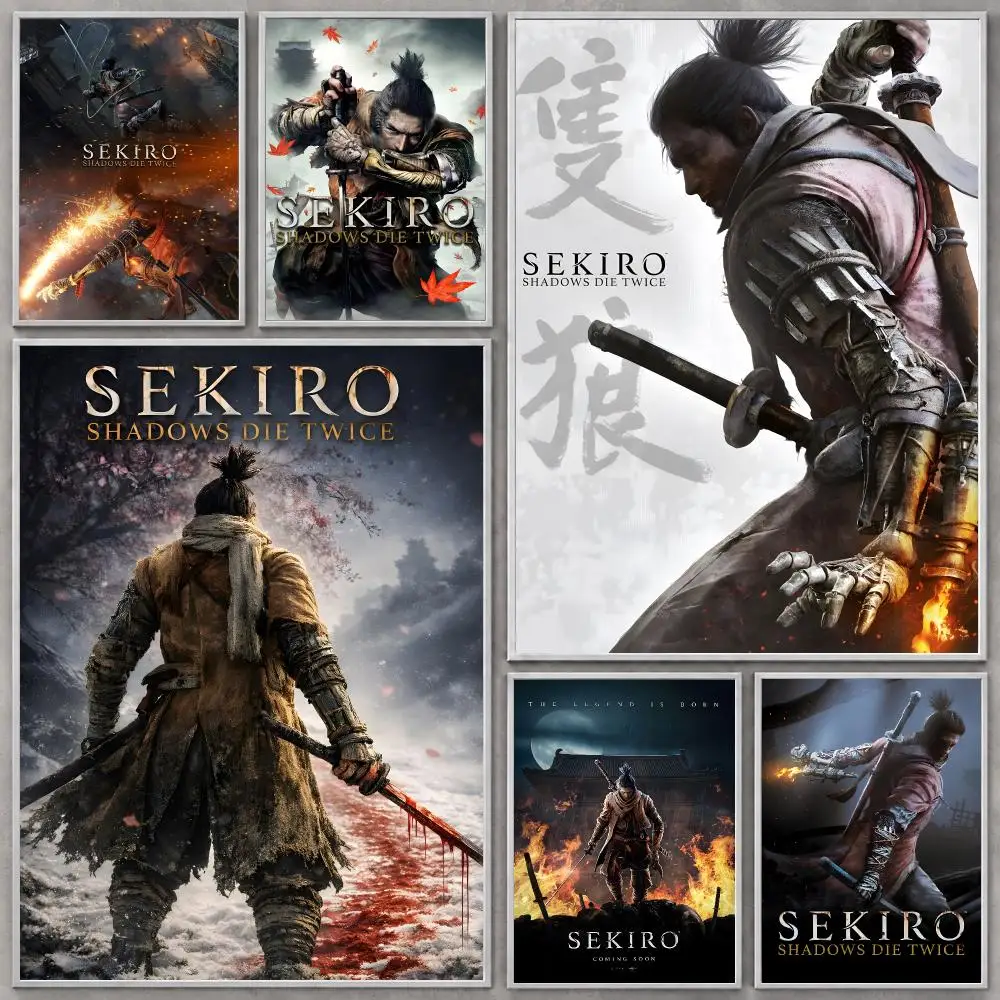 Game Sekiro Poster HD Modern Aesthetic Wall Prints, Stylish Home Decor for Living Room Bedroom