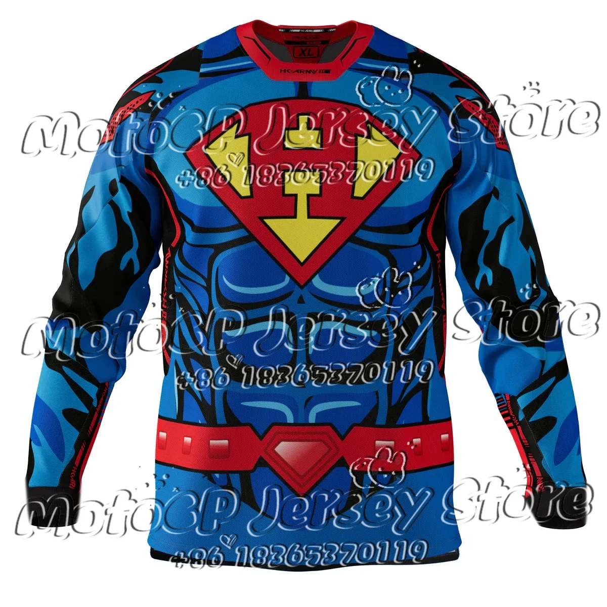 New Arc Prime - Halloween Proline Jersey تي شيرت صيفي للرجال للدراجات النارية بأكمام طويلة لركوب الدراجات على الطرق الوعرة جيرسي للدراجات النارية