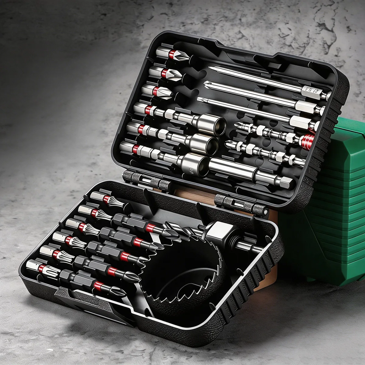 

Screwdriver Drill Bit Set Strong Magnetic Hex Shank Mixed Bits For Impact Driver Electric Drill Wood Metal Repair With Case