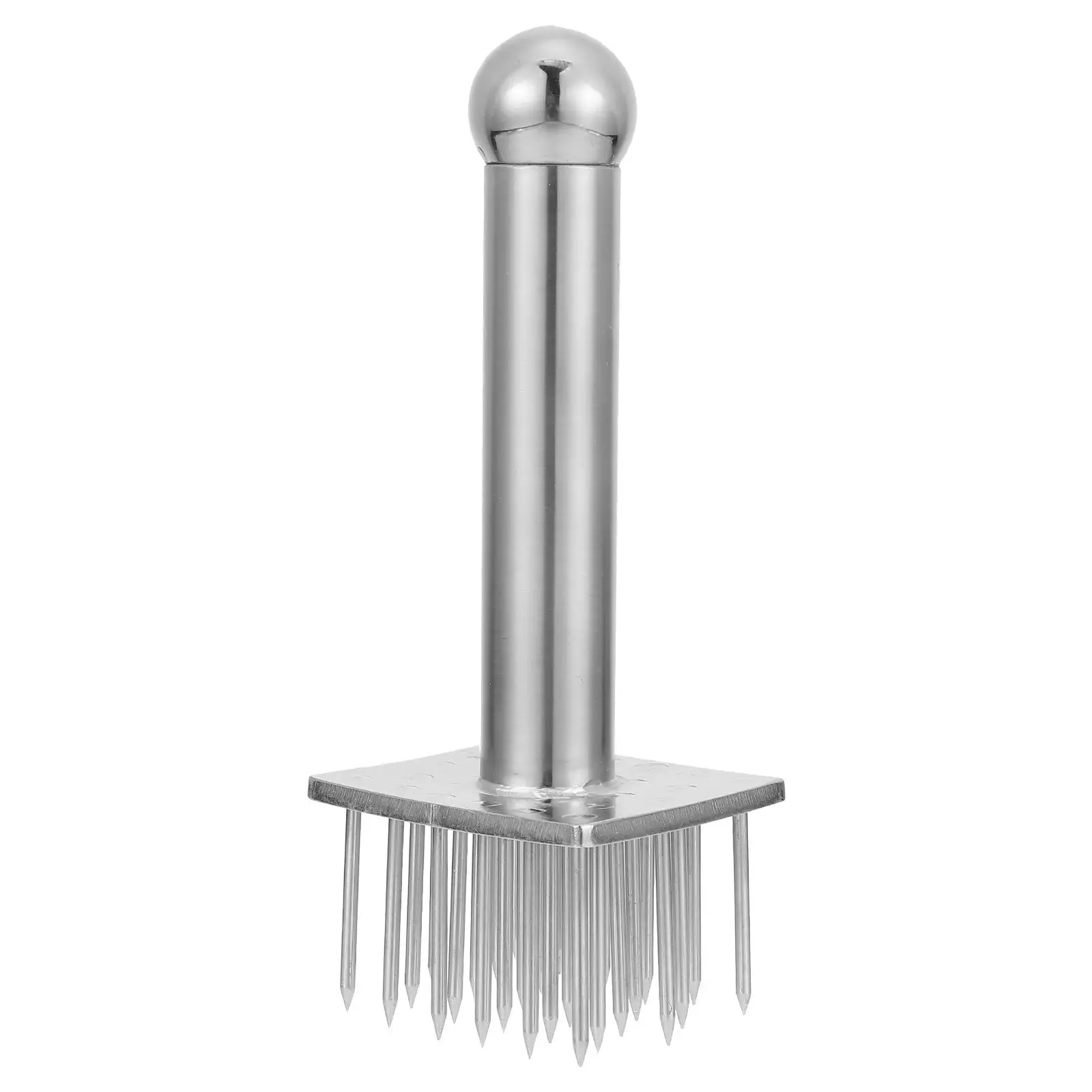 

Stainless Steel Meat Tenderizer Needle Hole Punch Tool for Kitchen Silver Easy Clean Poultry Fish Beef Tenderizing