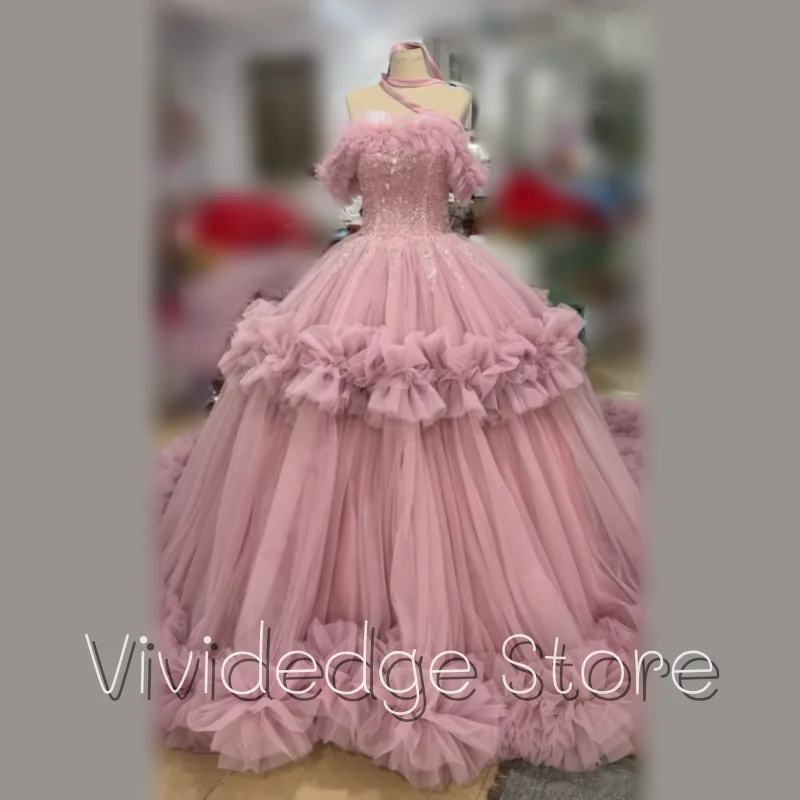 Nude Pink Off Shoul… - image