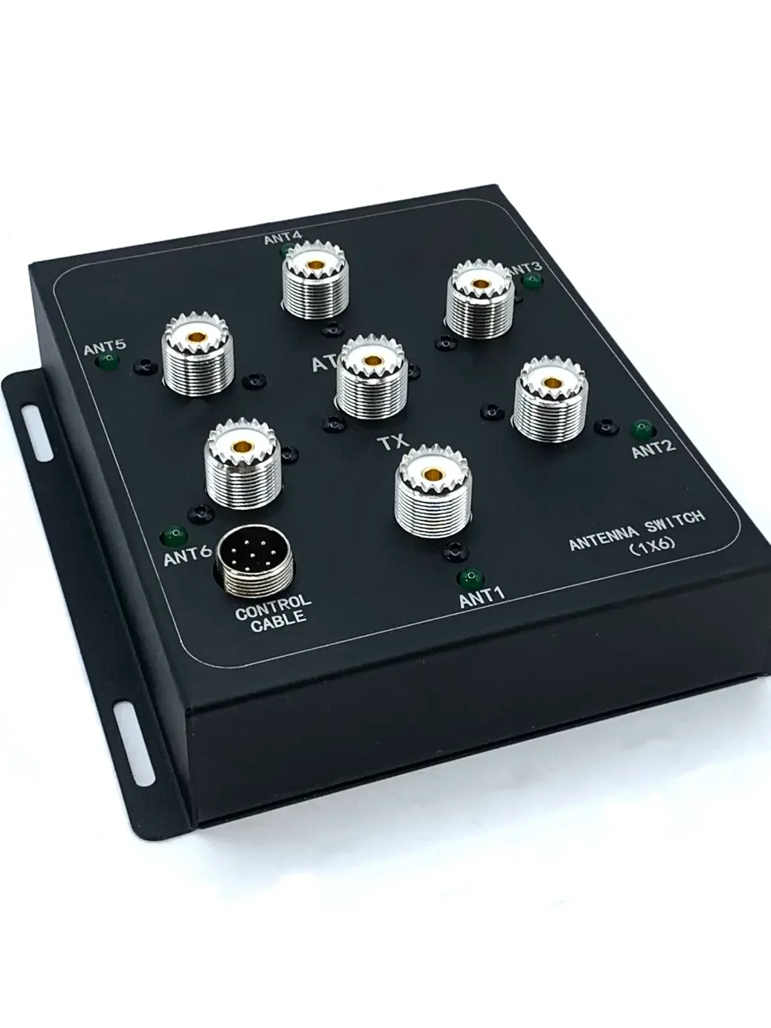 AT-16 6 Way Coax Antenna Switch High Power Base Station Handheld Radio 1 In 6 Out RF Selector Switch L834