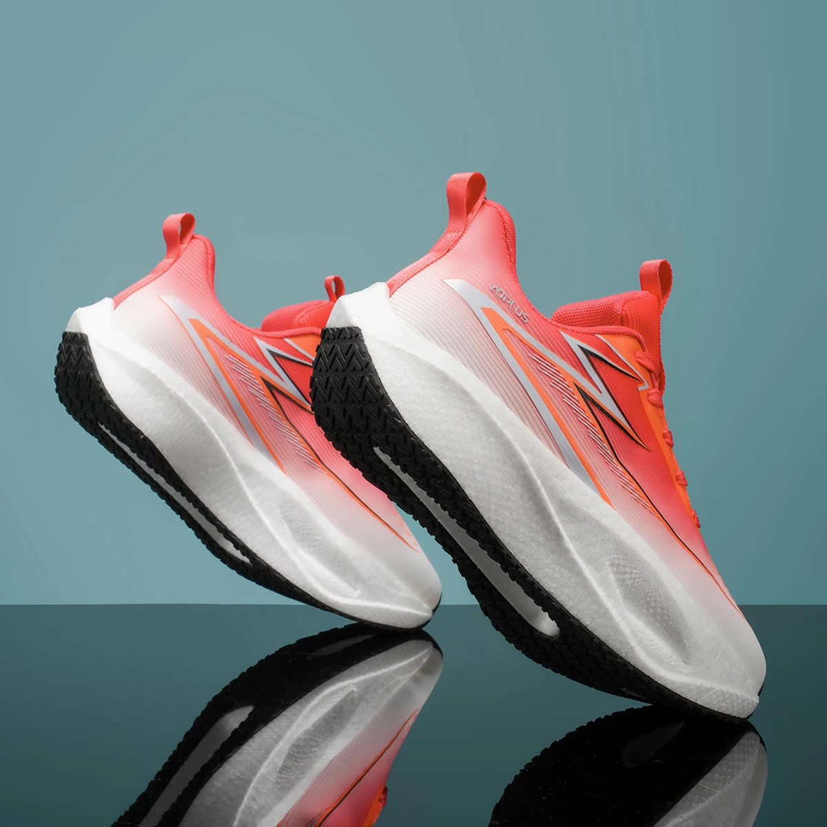 Herren-Freizeitsportschuhe, Herren-Marathon-Laufschuhe für professionelle Wettkämpfe, leichte Sportschuhe aus gewebtem Mesh-Material, hochelastische, dämpfende Sohle, rutschfest, abriebfest, schlichtes Design, für Langstreckenläufe im Freien, Fitnesstraining, Herren-Sportschuhe zum Laufen. – Detail 10