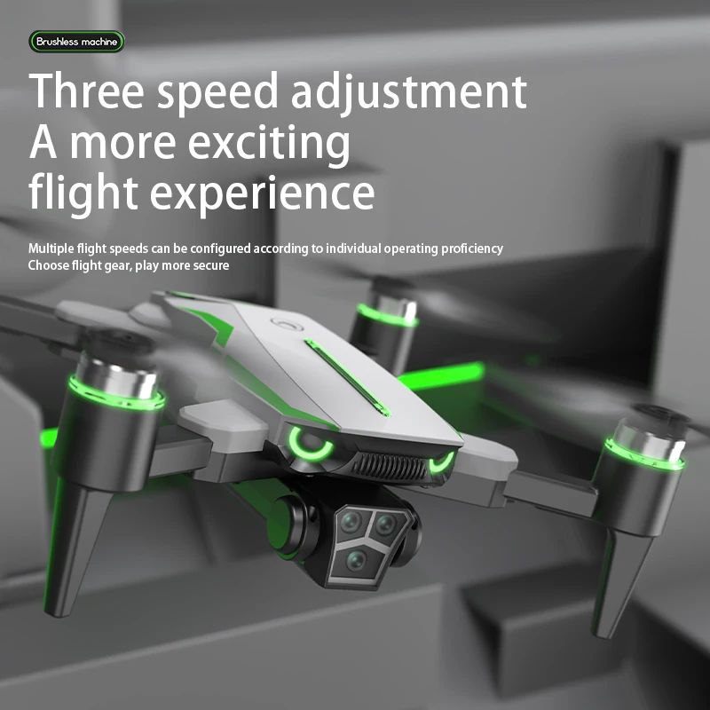 

H17 Quadcopter RC Drone Brushless Optical Flow HD Dual Camera WIFI FPV Dron 4K ESC Flight Remote Control Toy Gravity Xmas Gifts