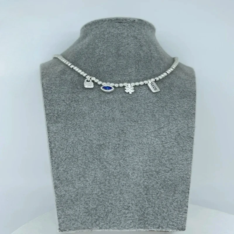 

Потрясающее и красивое ожерелье из синего хрусталя, женские аксессуары, подарок на годовщину для подруги