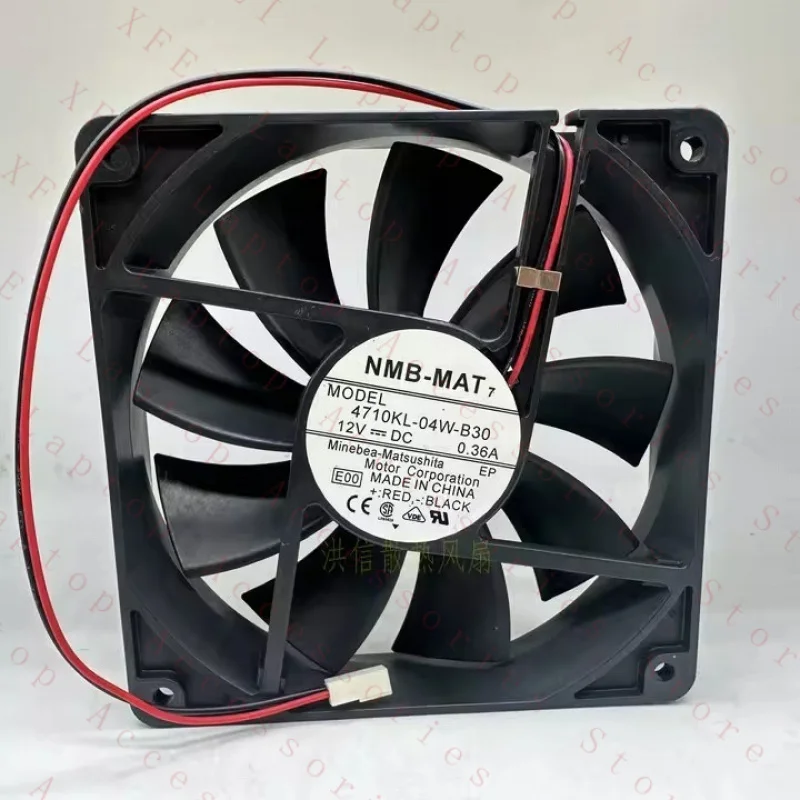 

Вентилятор охлаждения NMB-MAT 4710KL-04W-B30, 12025, 120*25 мм, 2-проводной, DC12V 0.36A, 1 шт.