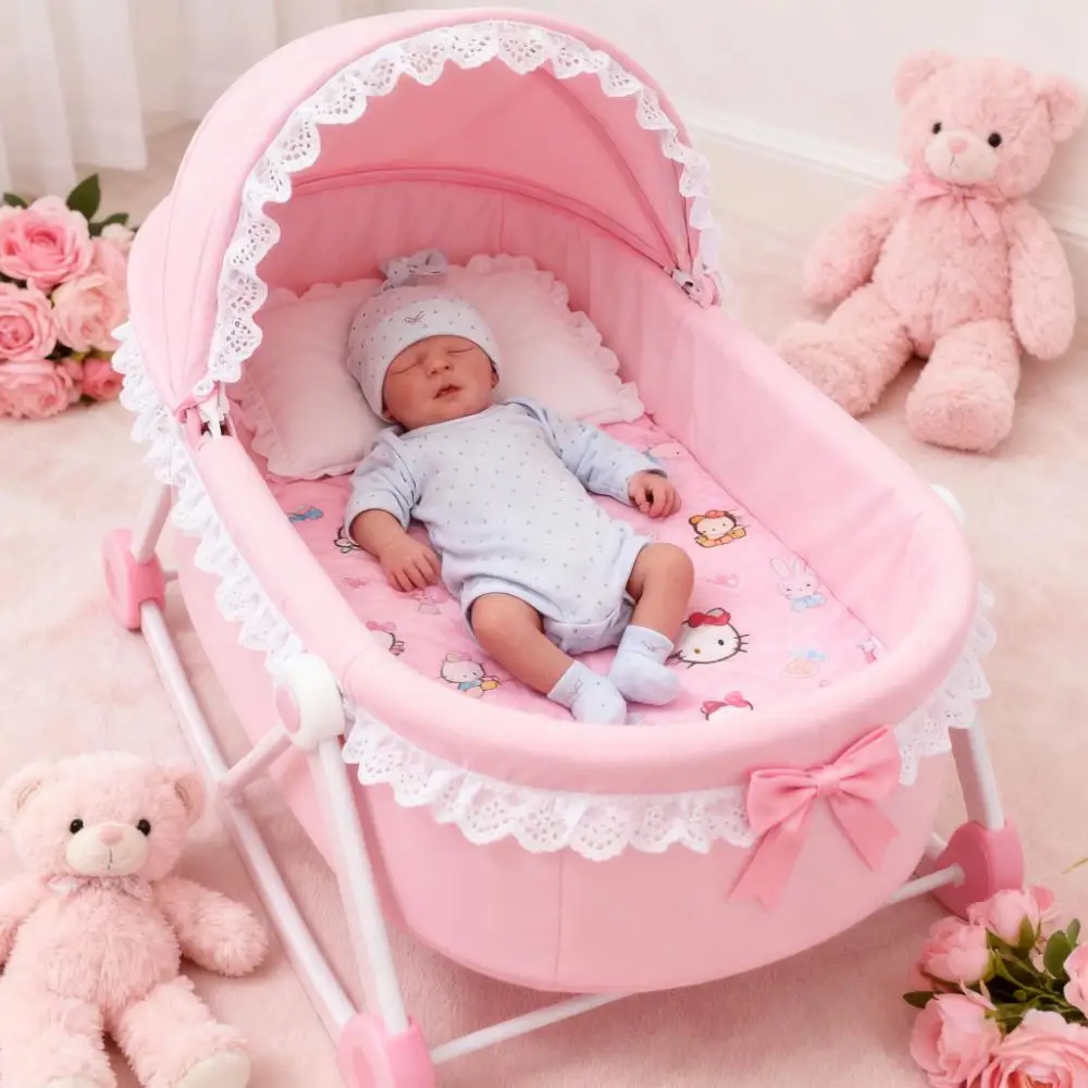 

Полная силиконовая кукла реборн для сна, 49 см, мягкая виниловая модель для маленьких мальчиков с реалистичными деталями и нежным вызором для новорожденных