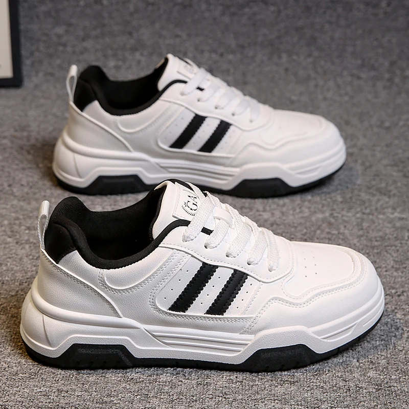Men's Shoes Summer New Breathable Versatile White Casual Board Shoes Student Platform Sports Shoes Casual Little White Shoes