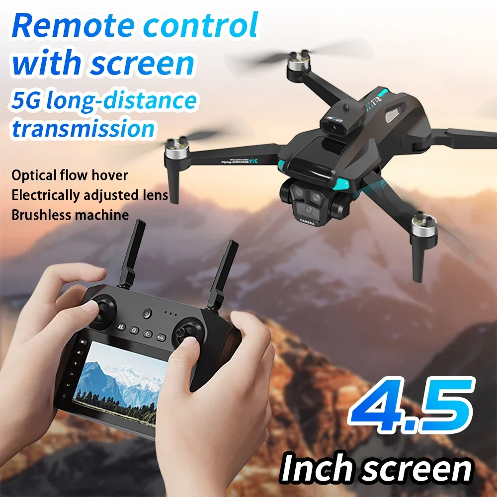 M22 MAX Outdoor Drone Professional 4K/6K HD ESC Sero Dual Camera 5G Wifi GPS Foldable Brushless Optical Flow RC Quadcopter Toys