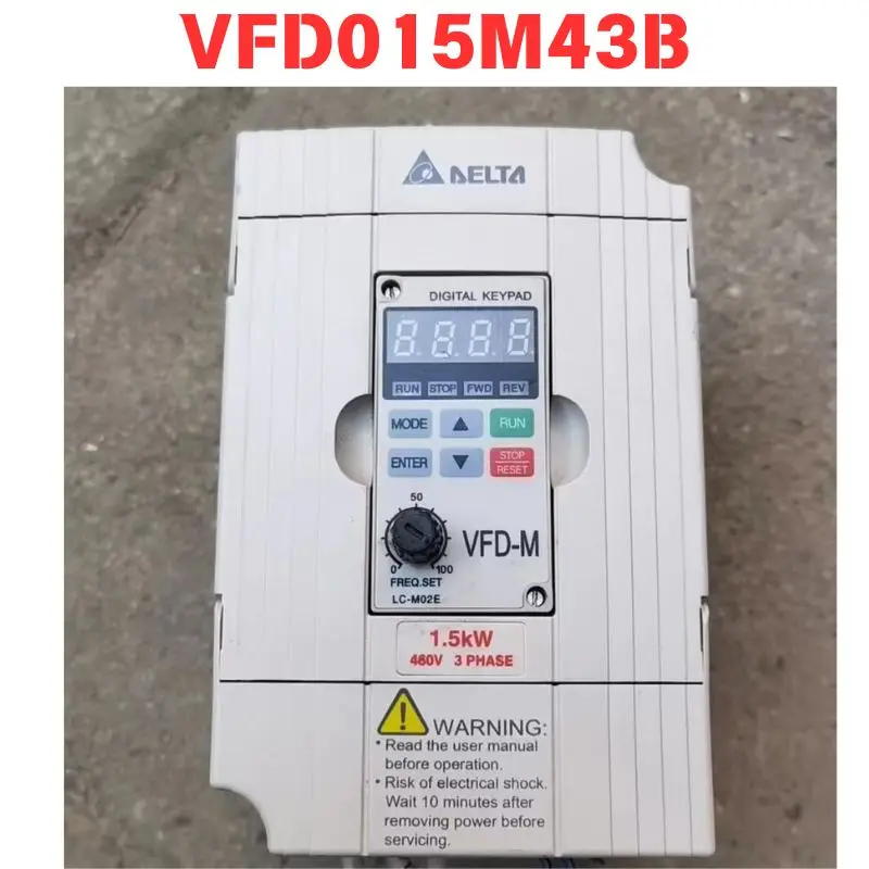 Used VFD015M43B inverter Functional test OK