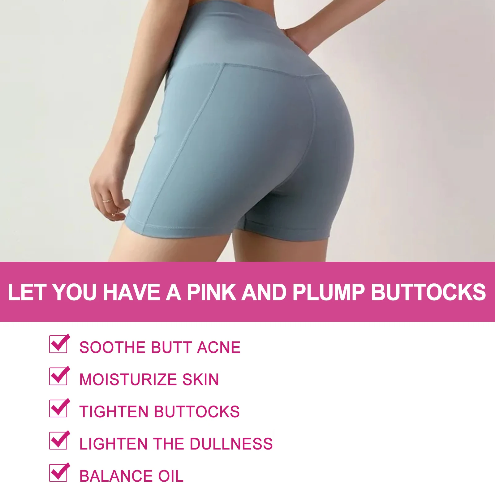 Butt Thigh Acne Cream Remove Pimples Moisturizing Clarifying Brightening Smoothing Skin Care Thigh Acne Removal Cream - view 4