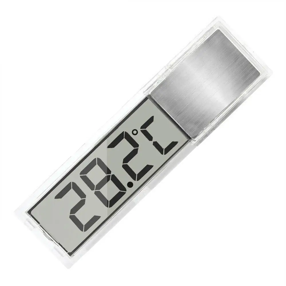 Car Digital Clock Temperature Display Thermometer Mini Auto Backlight Display Thermometerfor for Car/Fish Tank