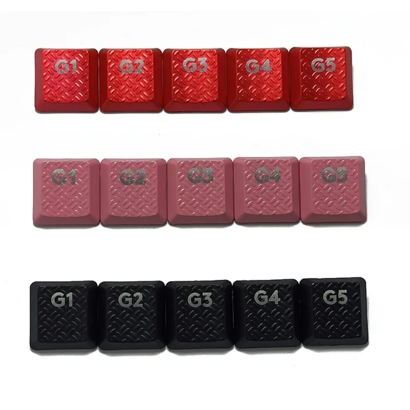 Substituição de teclas para jogos G1 G2 G3 G4 G5 Capas de teclas RGB para Logitech G815 G915 G813 G913 Tampa de chave de teclado mecânico