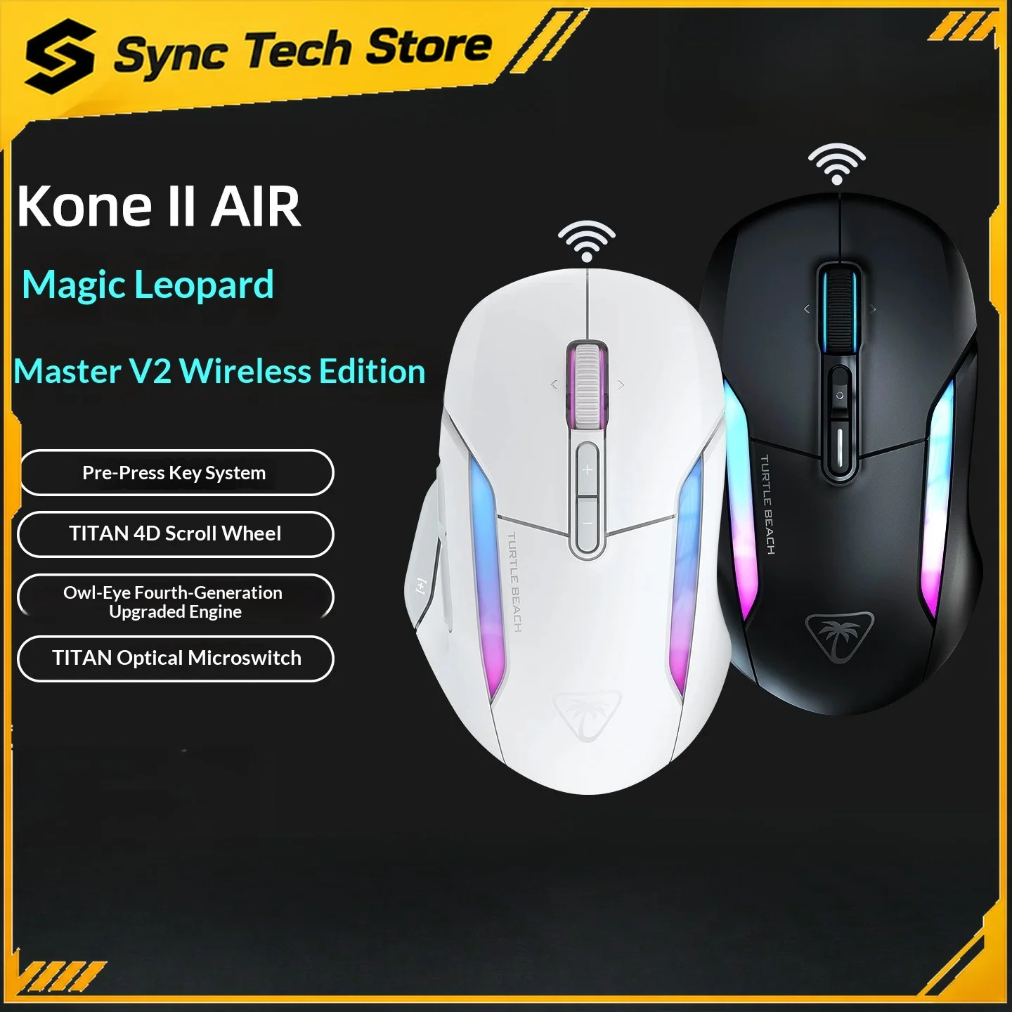 Tri‑Mode RGB Wireless Gaming Mouse 26K DPI Optical Sensor Ergonomic Macro Programmable Mouse For PC Esports Game