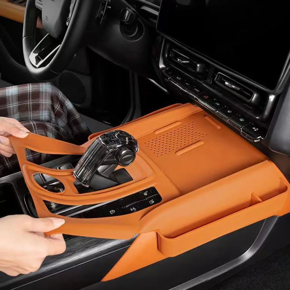

Central Control Gear Protection Pad Storage Box Wireless Charging Silicone Pad Modified For 2024 Second-Generation Haval H9