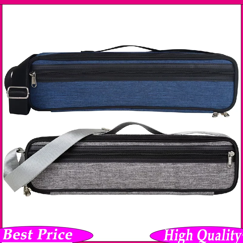 

Чехол для флейты с регулируемым ремнем, водонепроницаемый кожаный футляр, аксессуары для концертных музыкальных инструментов, ткань Оксфорд, 16 отверстий