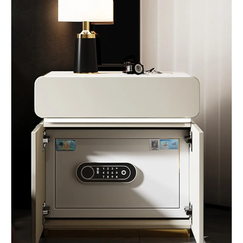 Wireless charging, bedside table, safe, integrated modern simplicity, light luxury,suitable for bedrooms and living rooms