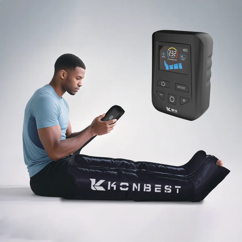 Sports Air Compression Therapy Equipment Presoterapia Lymphatic Drainage Pressotherapy Machine Leg Massager Recovery Boots