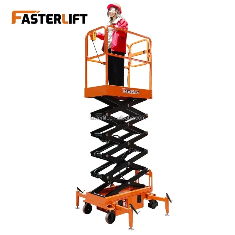 2026 CE 4m to 20m Hydraulic Electric Scissor Lift 6m 8m 10m 12m 14m Mobile Lifter Scaffolding Man Aerial Platform