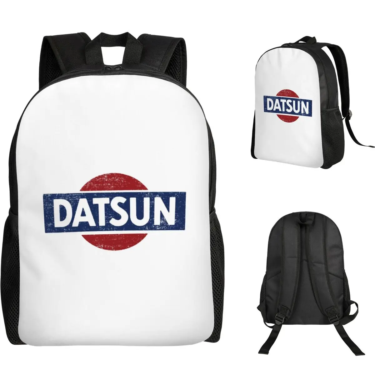 

Datsun Vintage Logo Backpack Student Boys Girls BookBag School Bag Laptop Shoulder Bags