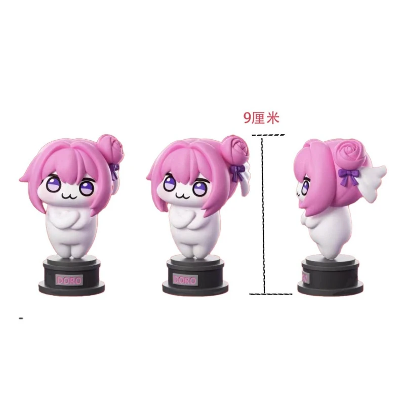 Q نسخة أنيمي دورو نايكي آلهة النصر تمثال نيكي دورو عمل أرقام بولي كلوريد الفينيل لطيف نموذج سطح المكتب تحصيل لعبة عيد ميلاد