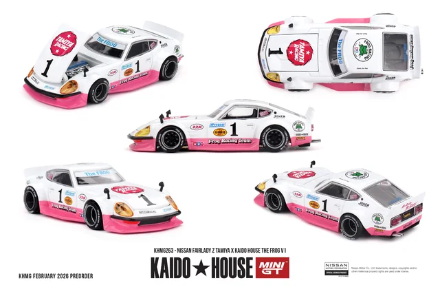 MINIGT KAIDO★HOUSE R34 SKYLINE 1セット Kaido House+MINIGT Nissan Skyline GT-R (R34) Kaido Works V1