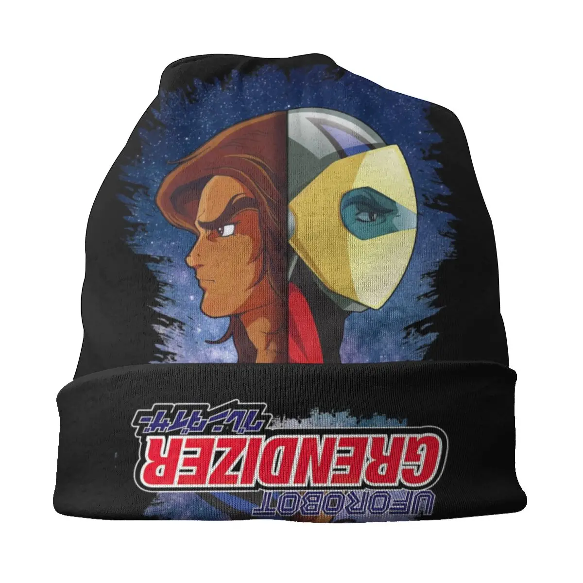 UFO Robot Mazinger Z Beanie Cap Unisex Winter Warm Bonnet Homme Knitting Hats Outdoor Grendizer Goldorak Skullies Beanies Hat