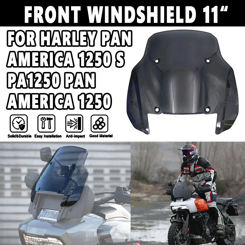 

ДЛЯ Harley PAN AMERICA 1250 S PA1250 PANAMERICA1250 2021 аксессуар лобовое стекло мотоцикла передний экран Adventure 11 дюймов