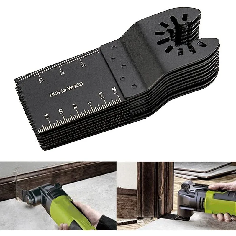 

10pcs Professional Universal Oscillating Saw Blades, Oscillating Tool Blades, Fast-release Durable Oscill Hot Popular