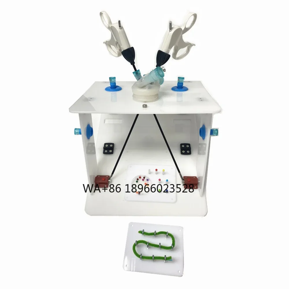 기구를 사용한 일반 MIS 훈련 엔도트레이너 복강경 검사를 위한 복강경 시뮬레이터 상자 복강경 트레이너