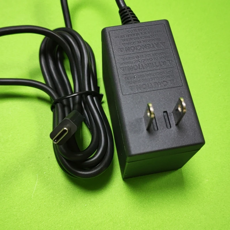Carregador Adaptador de energia para Nintendo Switch, NS Game Console, EUA Plug, Adaptador AC, Soquete Tipo C, Home Wall