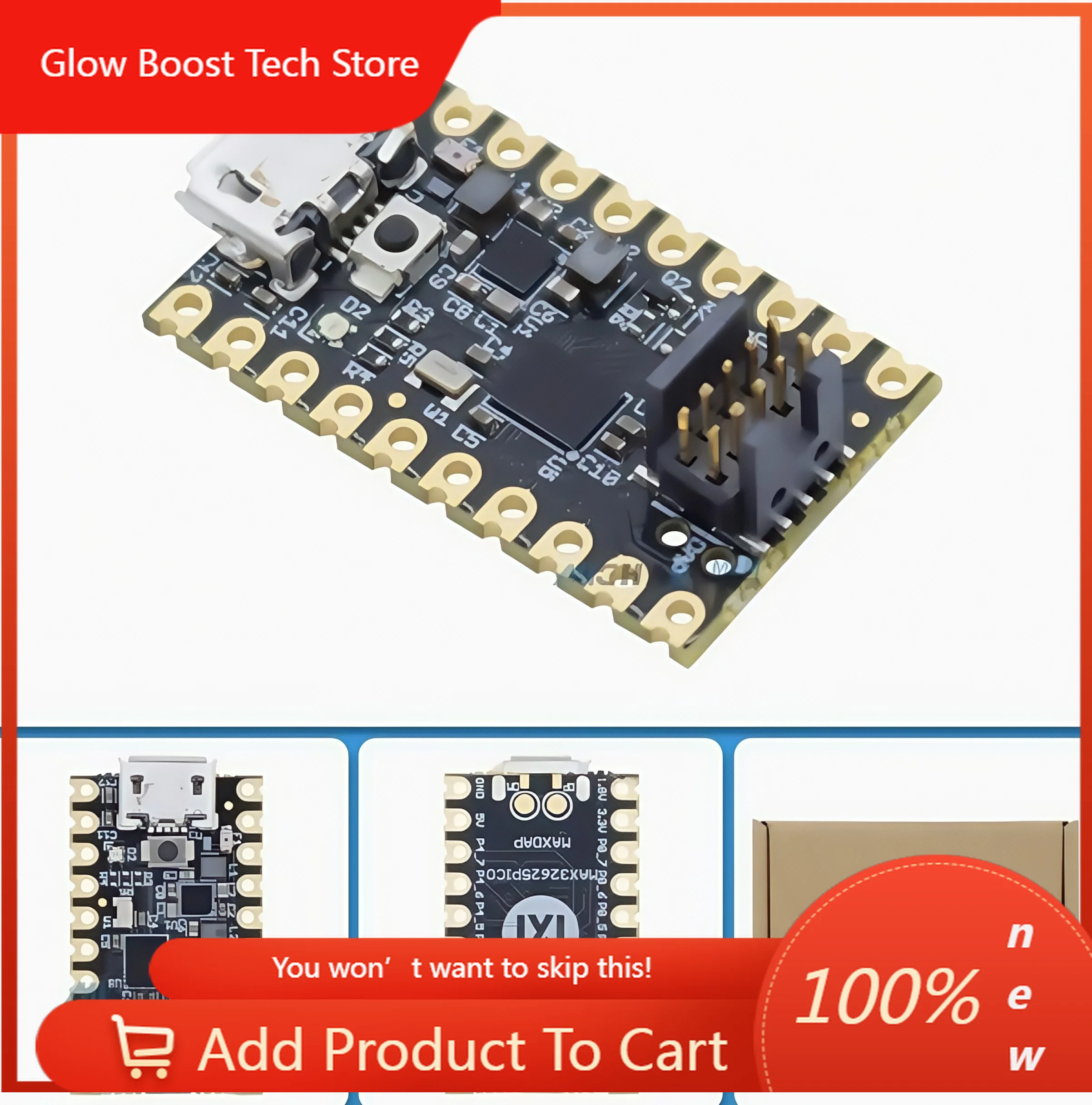 

NYMAX32625PICO# Evaluation Board Micro USB Connector CMSIS-DAP Debugger
