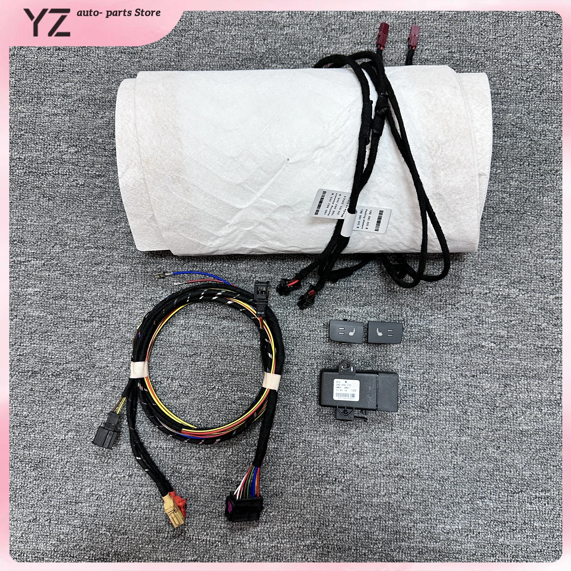 Original For VW Polo 6R 2011-2013 POLO 6C 2015-2018 Front Heating Seat Update KIT 963 555 963 557 6RD 963 563 6RD 963 564