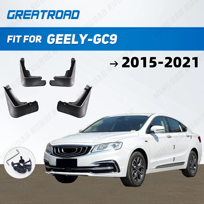 

Для Geely-GC9 2015-2021 2016 2017 2018 2019 2020 брызговики брызговики брызговики крылья автомобильные аксессуары
