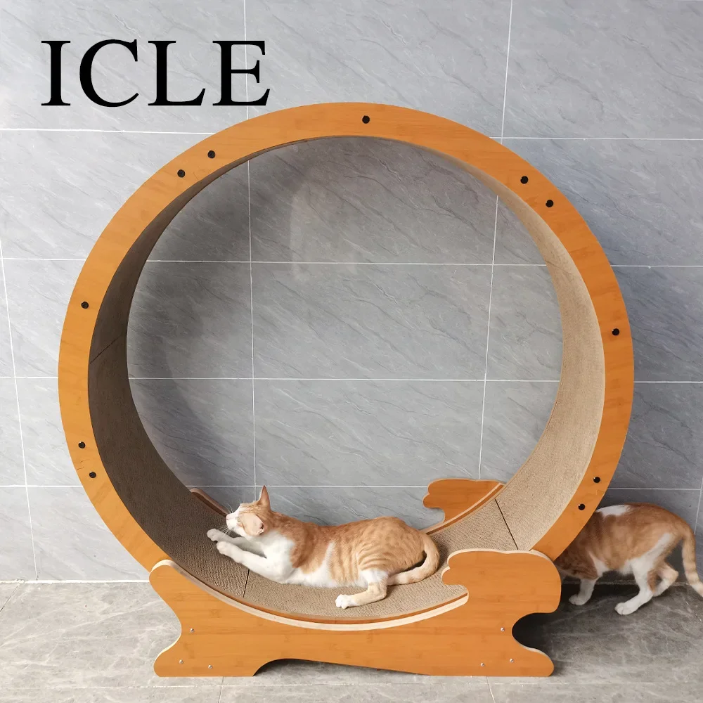 Picture 5: Cat Running Wheel Cat Replacement Board Wheel Exercise Pet Treadmill Walking Training Machine for Cats Slient Storage