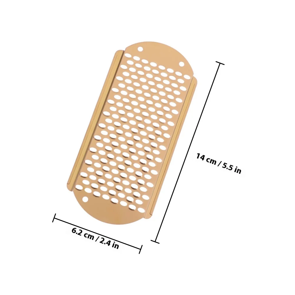 2 個フットファイルステンレス鋼スクレーパー角質除去人間工学に基づいたデザイン多用途ホームサロンケアヒールスクラバー