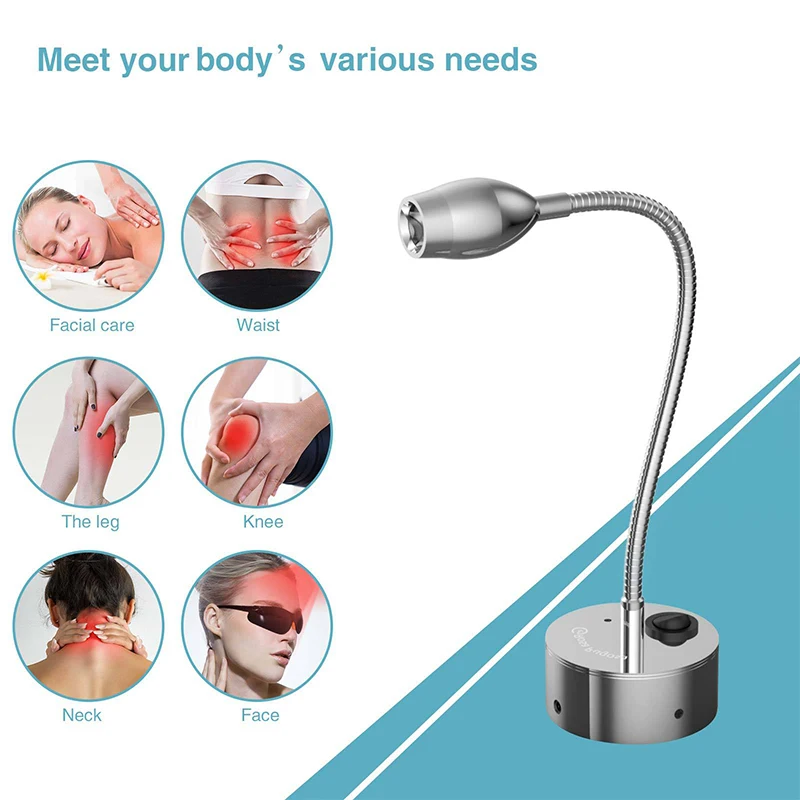 660nm Red Light Physiotherapy Instrument To Accelerate Skin Healing Red Light Anti-inflammatory Treatment instrument