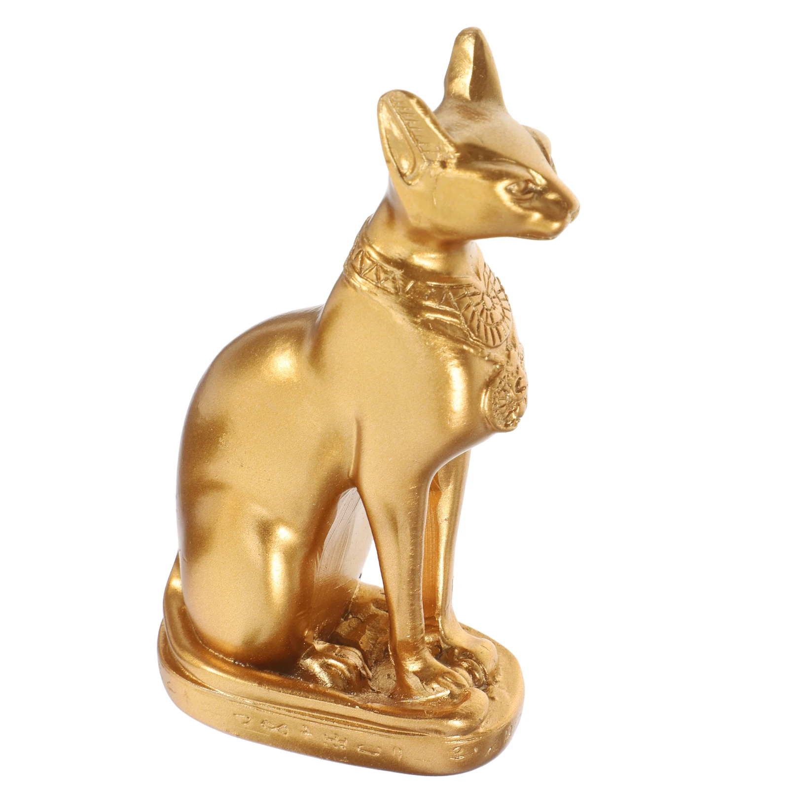 

Home Decor Cat God Ornament Christmas Egyptian Figurines and Statues Toy Golden Work