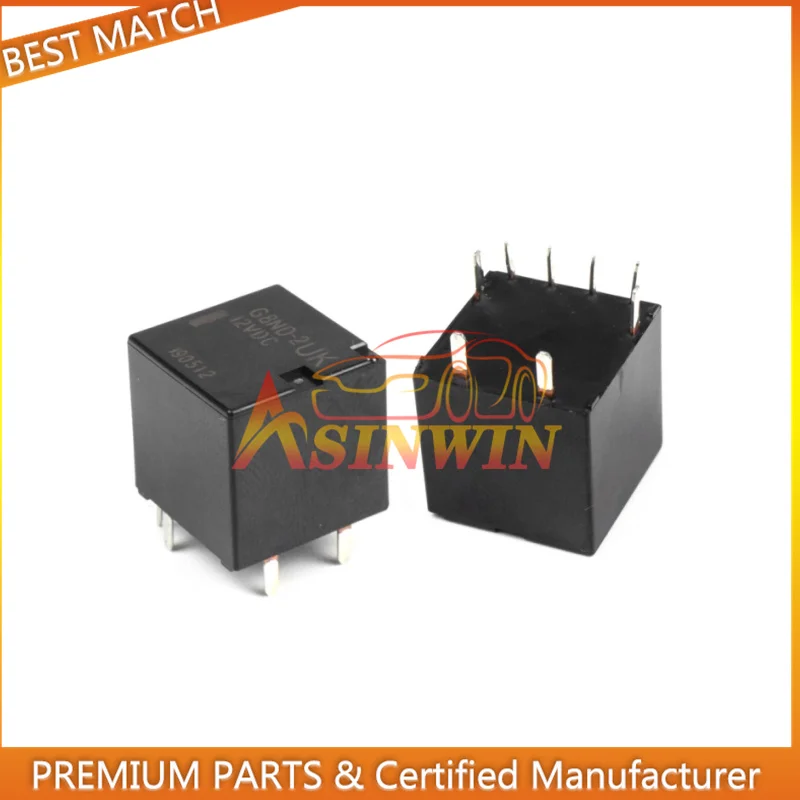 2PCS 12V 8 PIN DCRelay G8ND-2UK For Omron For Renault BMW X5 X6 Electronic Handbrake