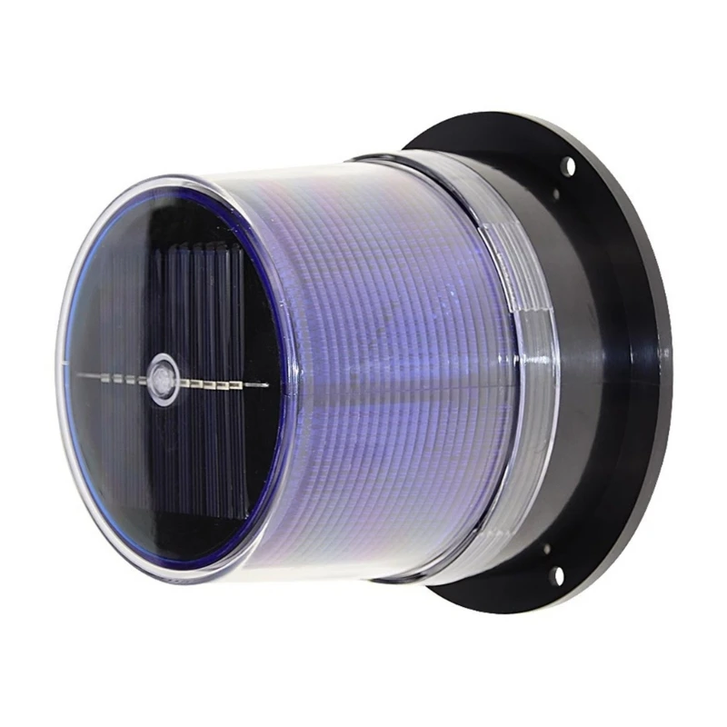 Safety Flashing LED Lampwith Strong Base Waterproof Solar Warning Safety Flashing Light for Car Factory