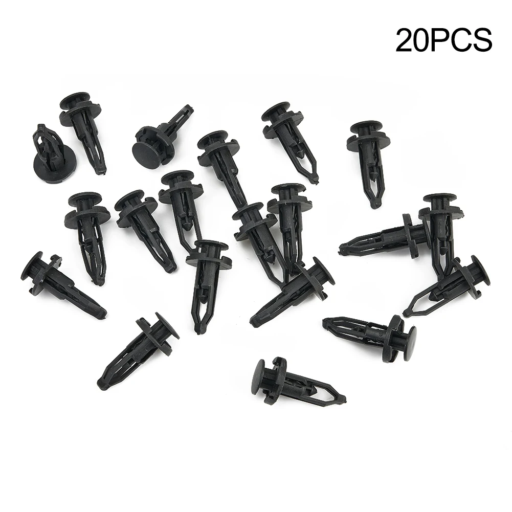 Convenient and Practical 9mm Plastic Bumper Retainer Clips 20pcs Compatible with For Toyota For Lexus For Scion