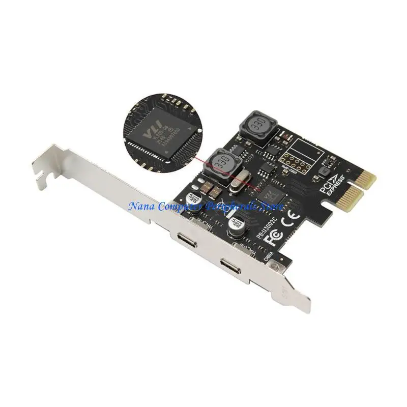 f68c-2-ports-tipec-pciexpress-adaptador-tipo-c-pciex1-expansao-pcie-usb31-hub