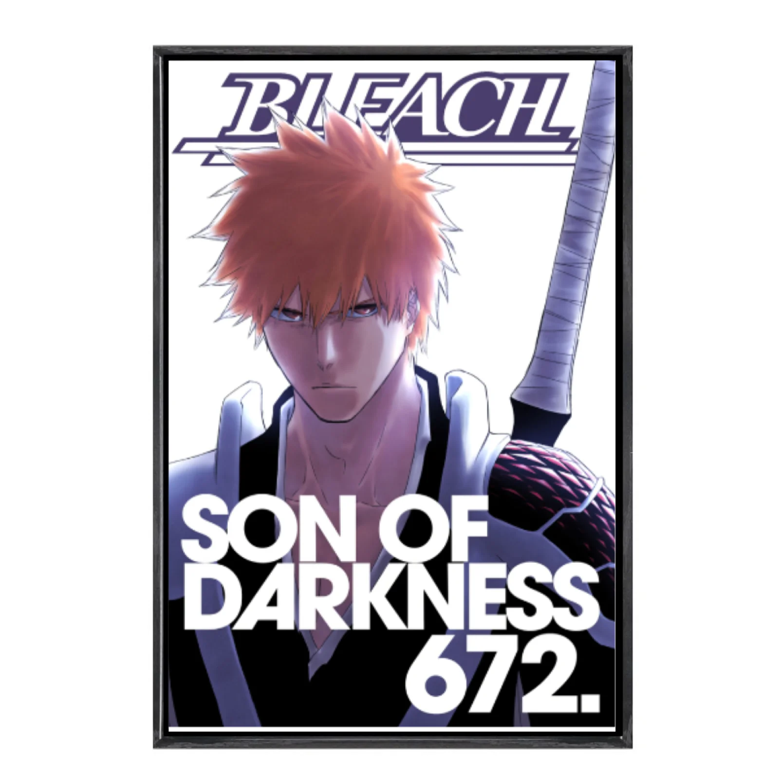 

Japanese Manga Multi-Size Canvas Poster Double Framed Wall Art, Bleach Home Decor for Living Room Bedroom